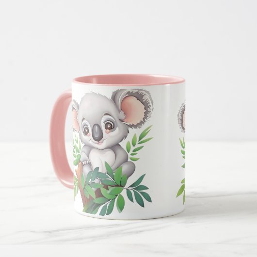 Schattig Baby Koala Beer Mok (Voorkant links)