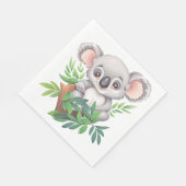Schattig Baby Koala Beer Servet (Hoek)