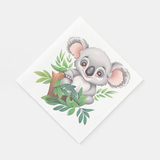 Schattig Baby Koala Beer Servet (Hoek)