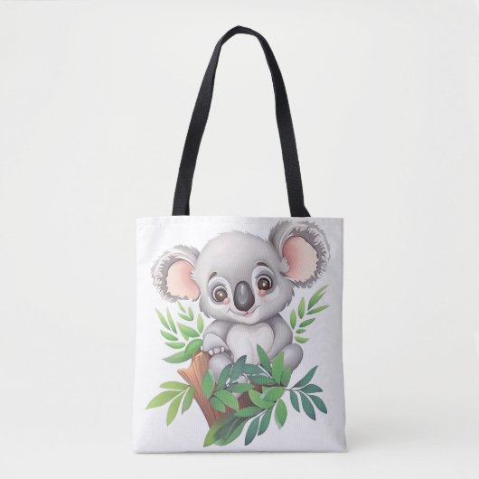 Schattig Baby Koala Beer Tote Bag (Voorkant)
