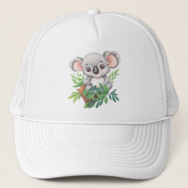 Schattig Baby Koala Beer Trucker Pet