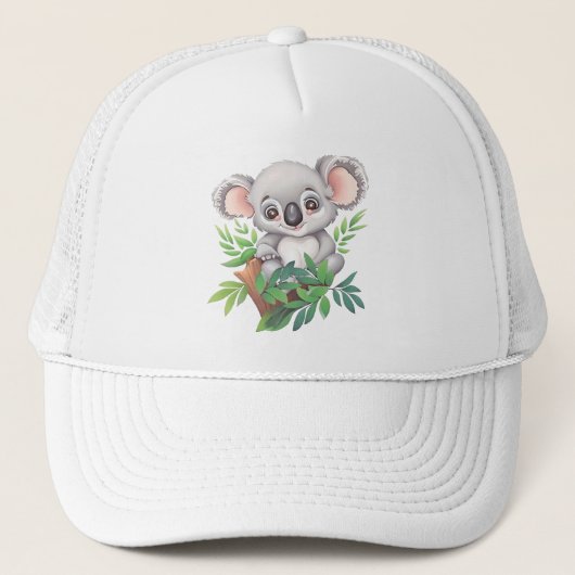 Schattig Baby Koala Beer Trucker Pet (Voorkant)