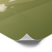 Schattig Baby Konijn kinder Poster (Hoek)