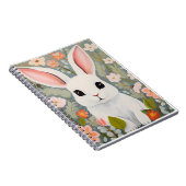 Schattig Baby konijn Notitieboek (Rechterzijde)