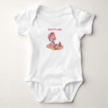 Schattig baby motief