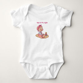 Schattig baby motief romper