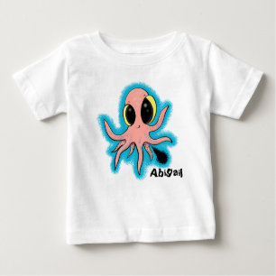 Schattig baby octopus-cartoon