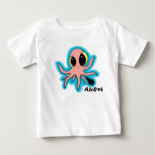 Schattig baby octopus cartoon ontwerp