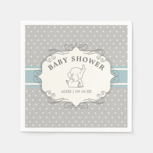 Schattig Baby olifant BABY SHOWER Servet