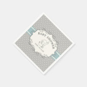 Schattig Baby olifant | BABY SHOWER Servet (Hoek)