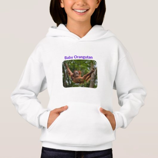 Schattig Baby orang-oetan T-shirt – minimalistisch (Voorkant)