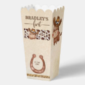 Schattig baby paard eerste rodeo kleine cowboy ver bedankdoosjes (Achterkant)