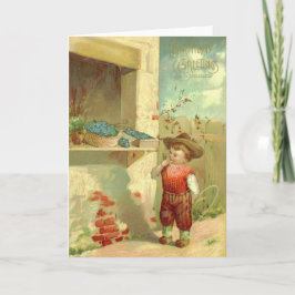 Schattig Baby peuterraam vergeet-me-niet Kaart