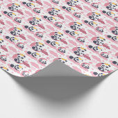 schattig baby Princess panda-beer Cadeaupapier (Hoek)