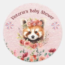 Schattig Baby Red Panda Beer Baby shower