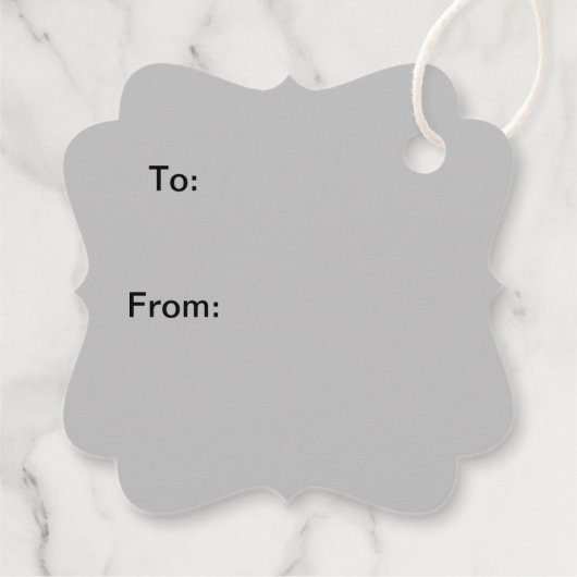 Schattig Baby Rhino Gift Label (Achterkant)