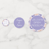 Schattig Baby shower decor tafel Confetti (Voorkanten)