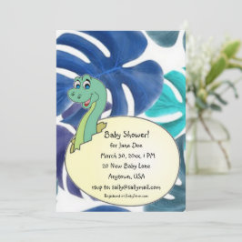 Schattig Baby shower Dinosaur Aankondiging