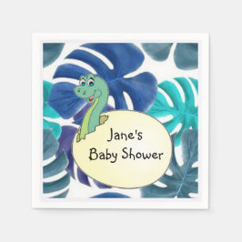 Schattig Baby shower Dinosaur Servet
