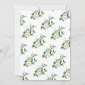 Schattig Baby shower Eucalyptus Griekenland Kaart (Achterkant)