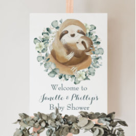 Schattig Baby shower Eucalyptus Griekenland Poster