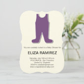 schattig baby shower kaart (Staand voorkant)