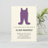 schattig baby shower kaart (Staand voorkant)