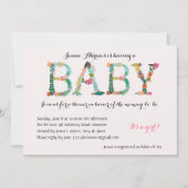 Schattig baby shower kaart (Voorkant)