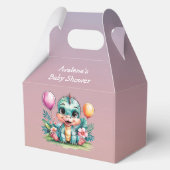 Schattig Baby shower Little Dinosaur Bedankdoosjes (Voorkant)