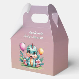 Schattig Baby shower Little Dinosaur Bedankdoosjes