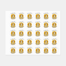 Schattig Baby shower met sleuf Labels