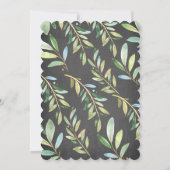 Schattig Baby shower met twee sleuven Kaart (Achterkant)