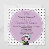 Schattig Baby shower of Verjaardag Custom Panda Be Kaart (Voorkant)