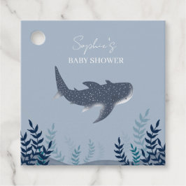 Schattig Baby shower onder het Zee Bedankjes Labels