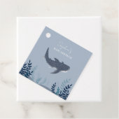 Schattig Baby shower onder het Zee Bedankjes Labels (In situ)