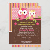 Schattig Baby shower van de Eigenaren Vervroeging Kaart (Voorkant / Achterkant)