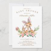 Schattig Baby shower van Kangaroo Mam & Baby Girls Kaart (Voorkant)