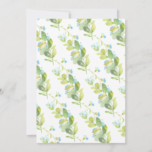 Schattig Baby shower voor mama en Baby-bakkerij Kaart (Achterkant)