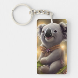 Schattig Baby Smiling Koala Beer Sleutelhanger