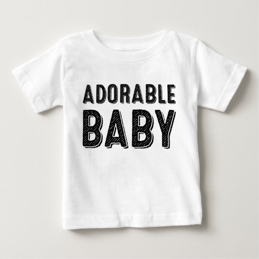 Schattig Baby T-shirt (Voorkant)