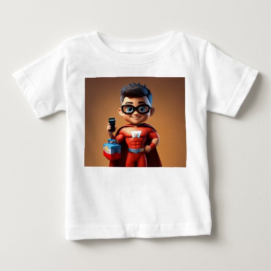 Schattig baby T-shirt (Voorkant)