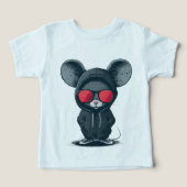 Schattig Baby T-shirt (Design voorkant)