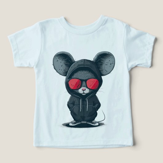 Schattig Baby T-shirt (Design voorkant)