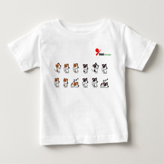Schattig Baby T-shirt (Voorkant)