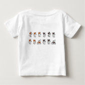 Schattig Baby T-shirt (Achterkant)