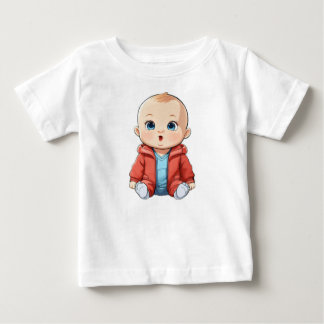 Schattig Baby T-shirt met Schattigee Baby Print
