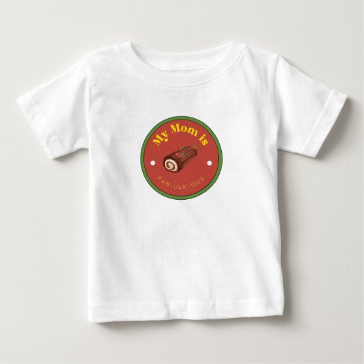 SCHATTIG! Baby T-shirt - Mijn moeder is fantastisc (Voorkant)