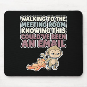 Schattig babyapenmeme kawaii Japanse makaak Muismat