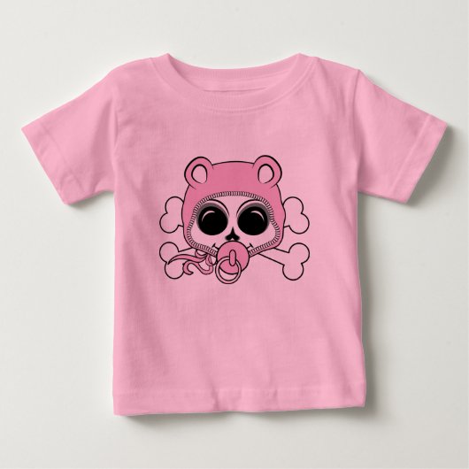 Schattig babymeisjeschedel (Voorkant)