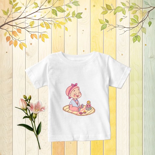 Schattig babysjabloon